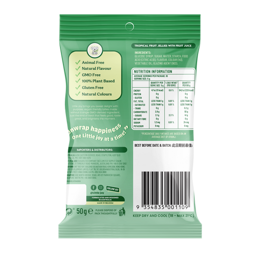Vegan Koala Tropical Fruit Salad Jellies 50g